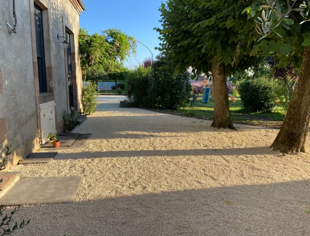 création d'allées à Sancoins dans le Cher 18