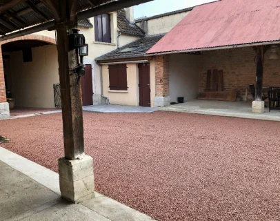 terrassement avec notre carrière à Vornay dans le Cher 
